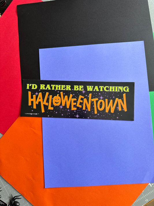 HALLOWEENTOWN BUMPER MAGNET