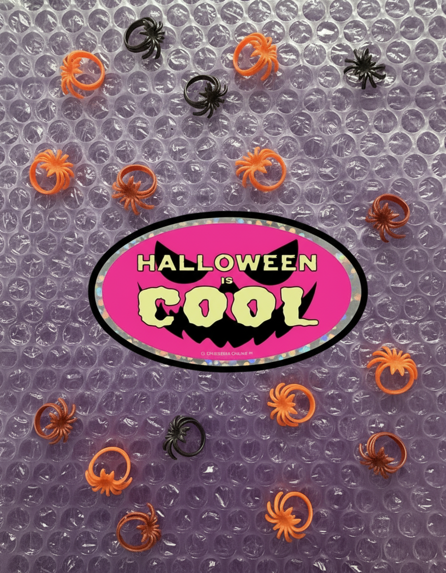 HALLOWEEN IS COOL STICKER
