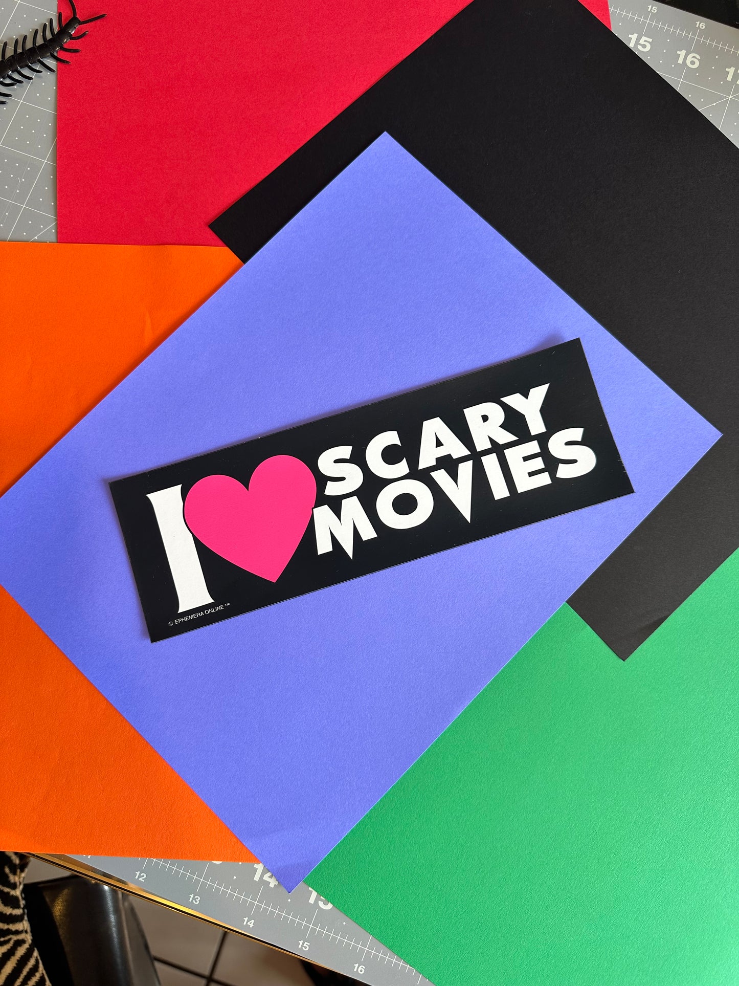 SCARY MOVIES BUMPER MAGNET