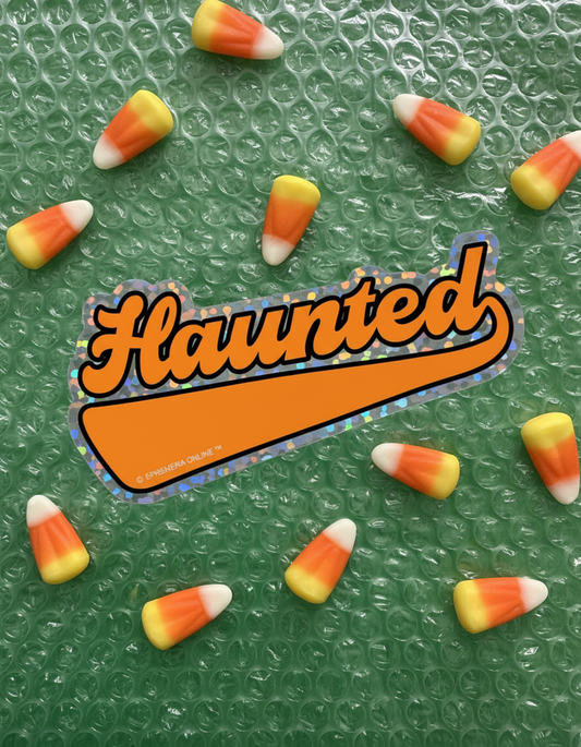 HAUNTED STICKER