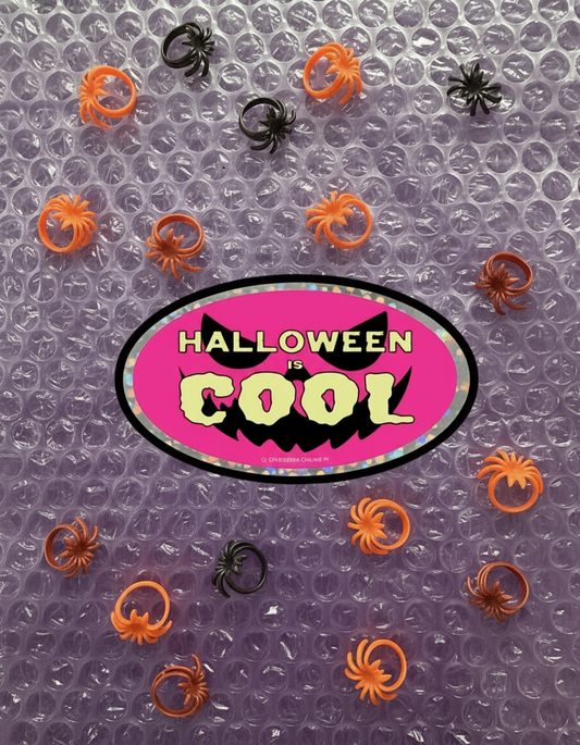 HALLOWEEN IS COOL STICKER
