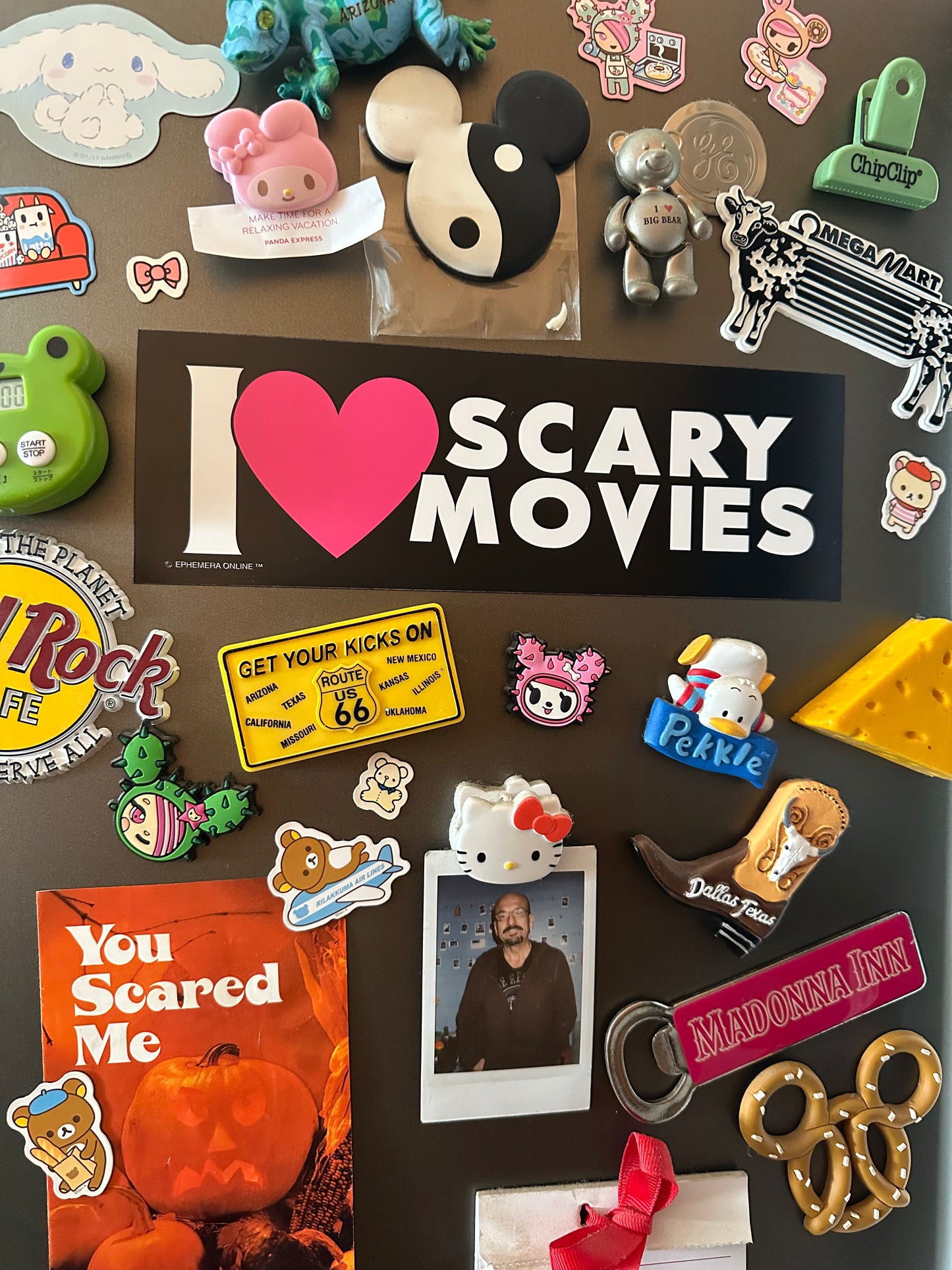 SCARY MOVIES BUMPER MAGNET
